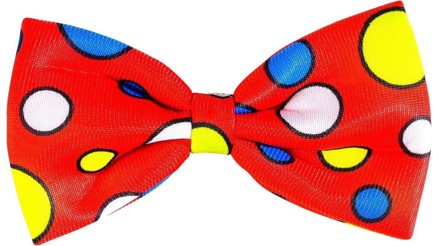 Clown Rode Stippen Vlinderstrik