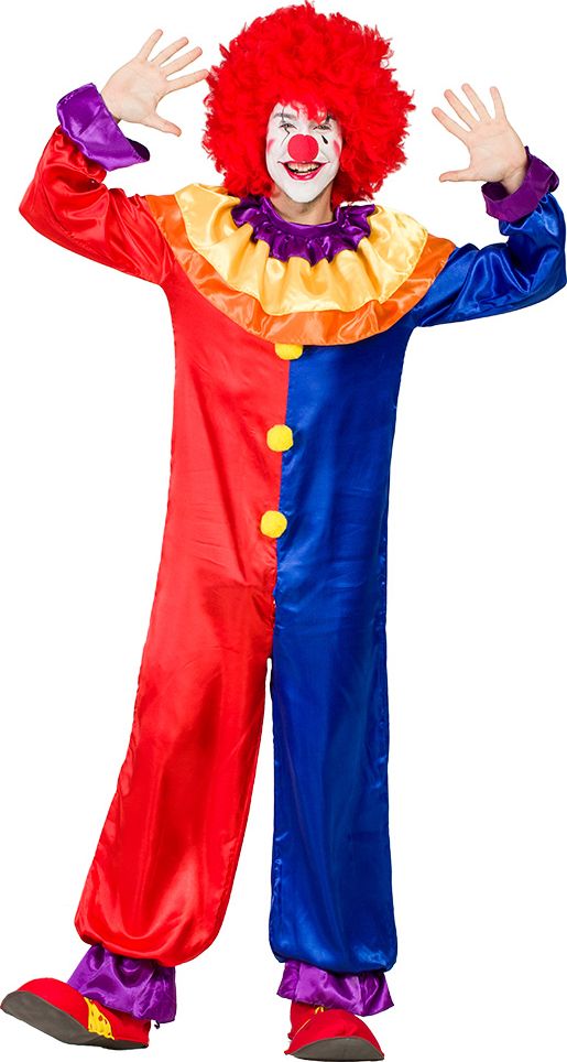 Clown Zeppy Kostuum Heren