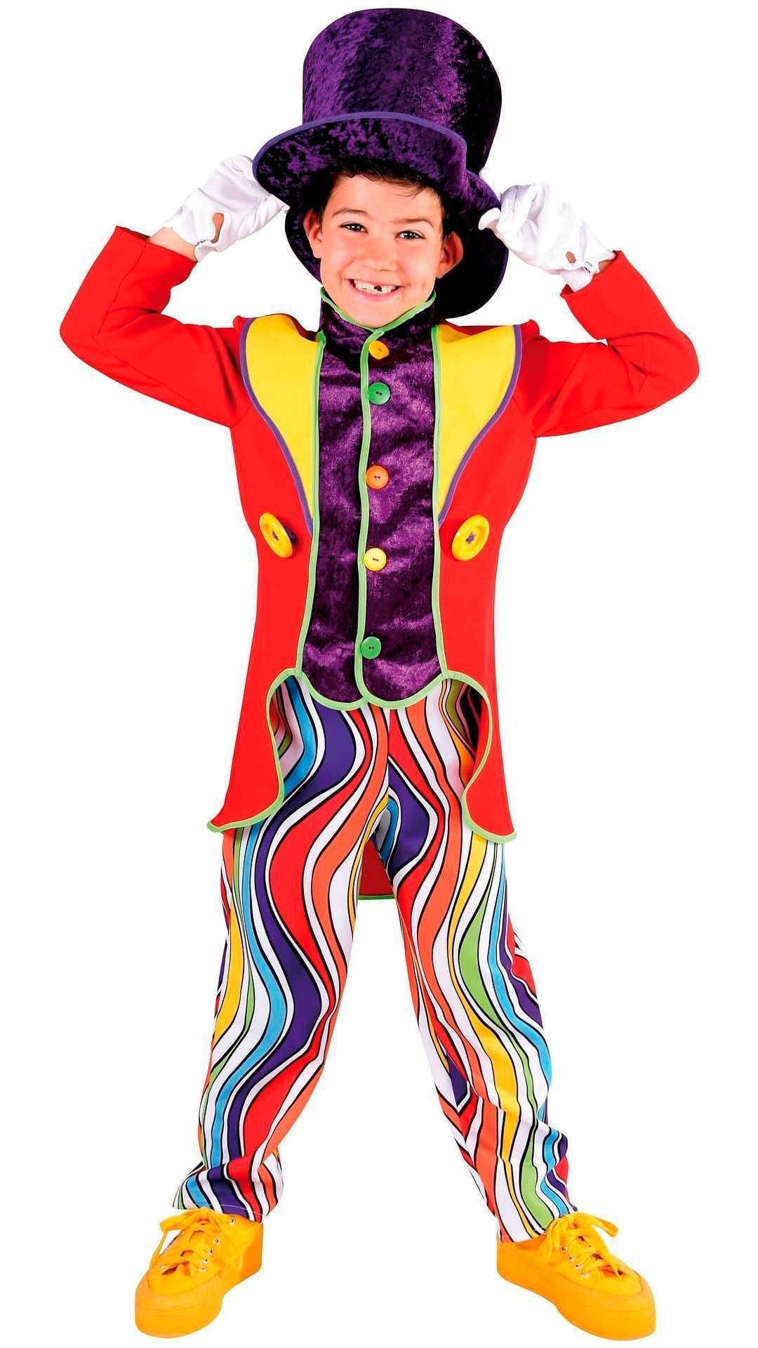 Clownsoutfit Kinderen Regenboog Broek