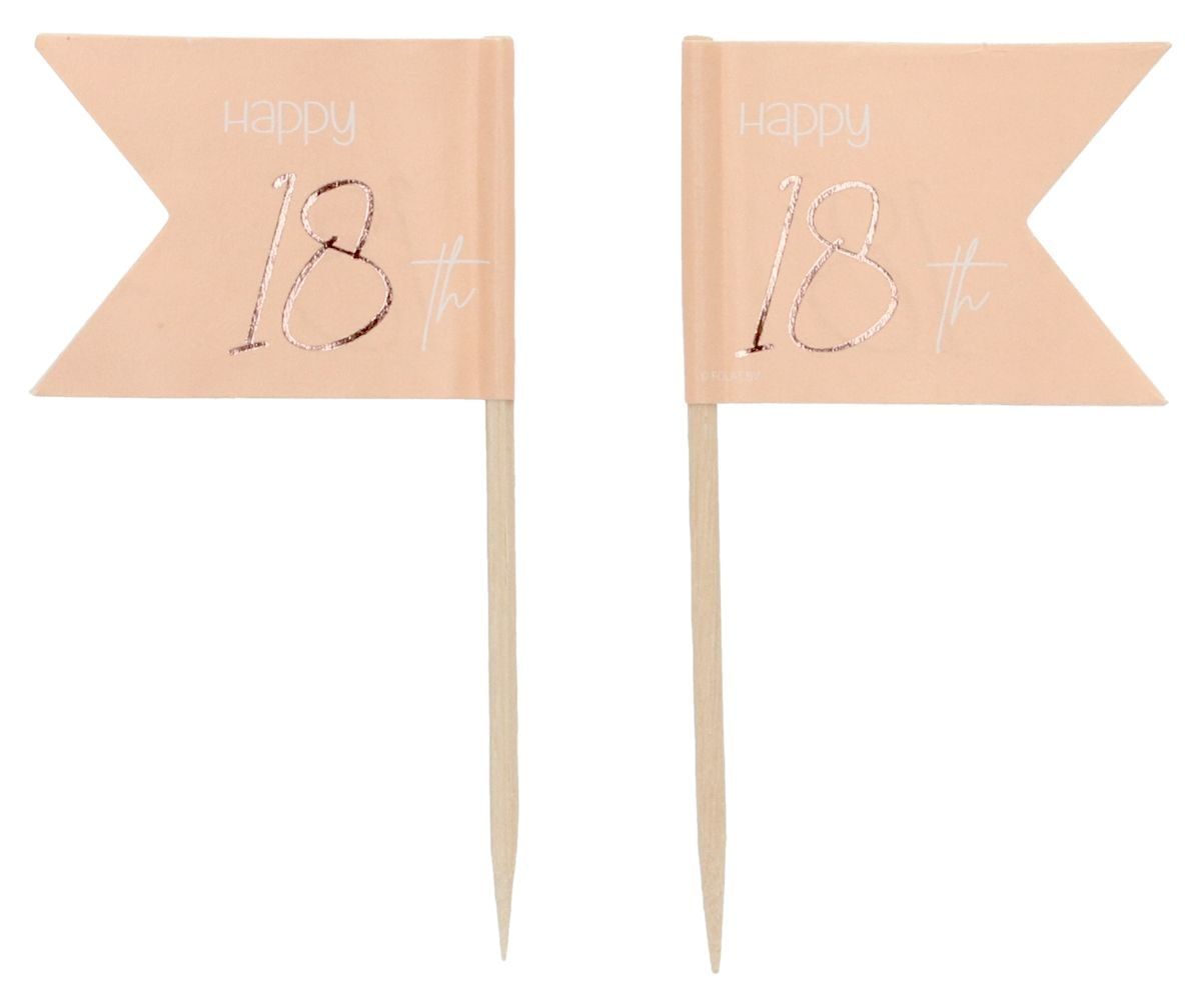 Cocktail Prikkers Lush Blush 18 Jaar 36 Stuks