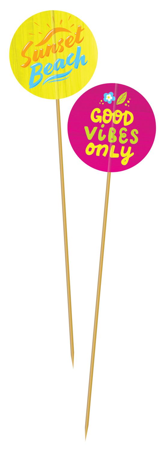 Cocktail Prikkers Summer Party 8 Stuks