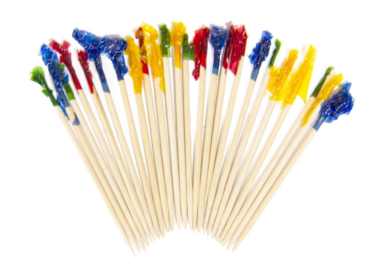 Cocktail Prikkers Swirls 48 Stuks