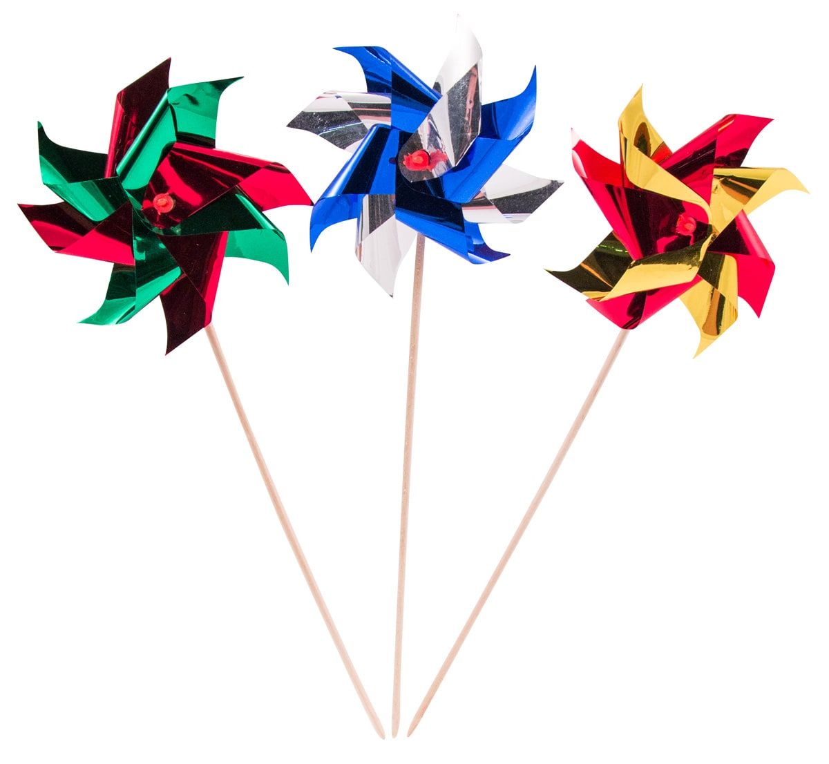 Cocktail Prikkers Windmolens Metallic 25 Stuks