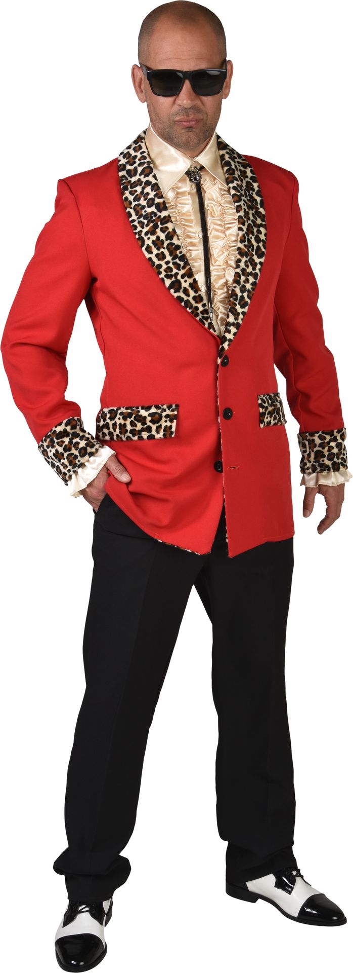 Colbert Rood Luipaardprint