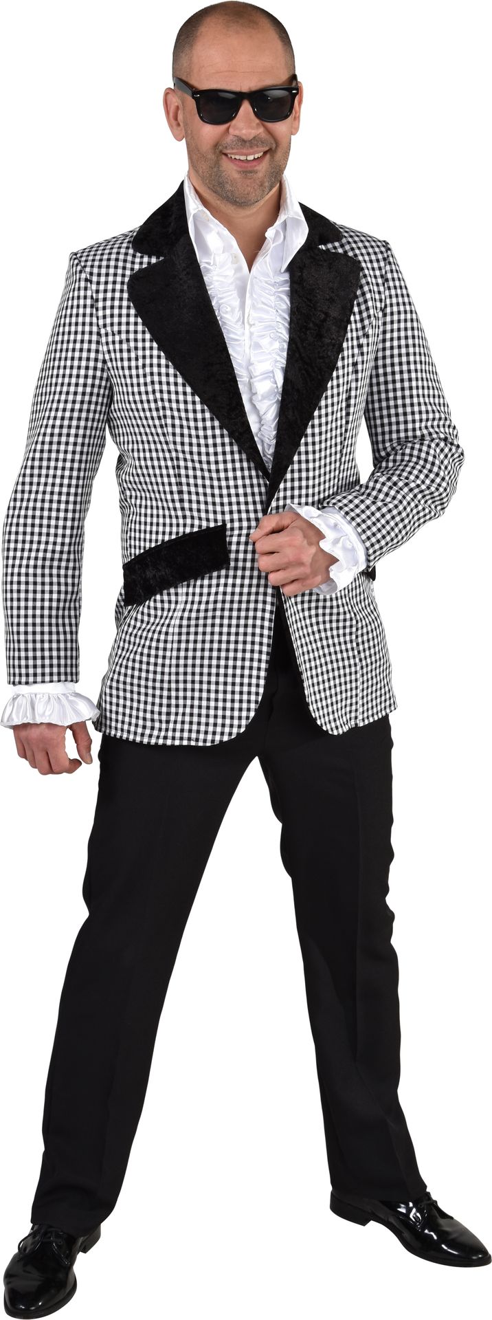 Colbert Zwart Wit Geblokt