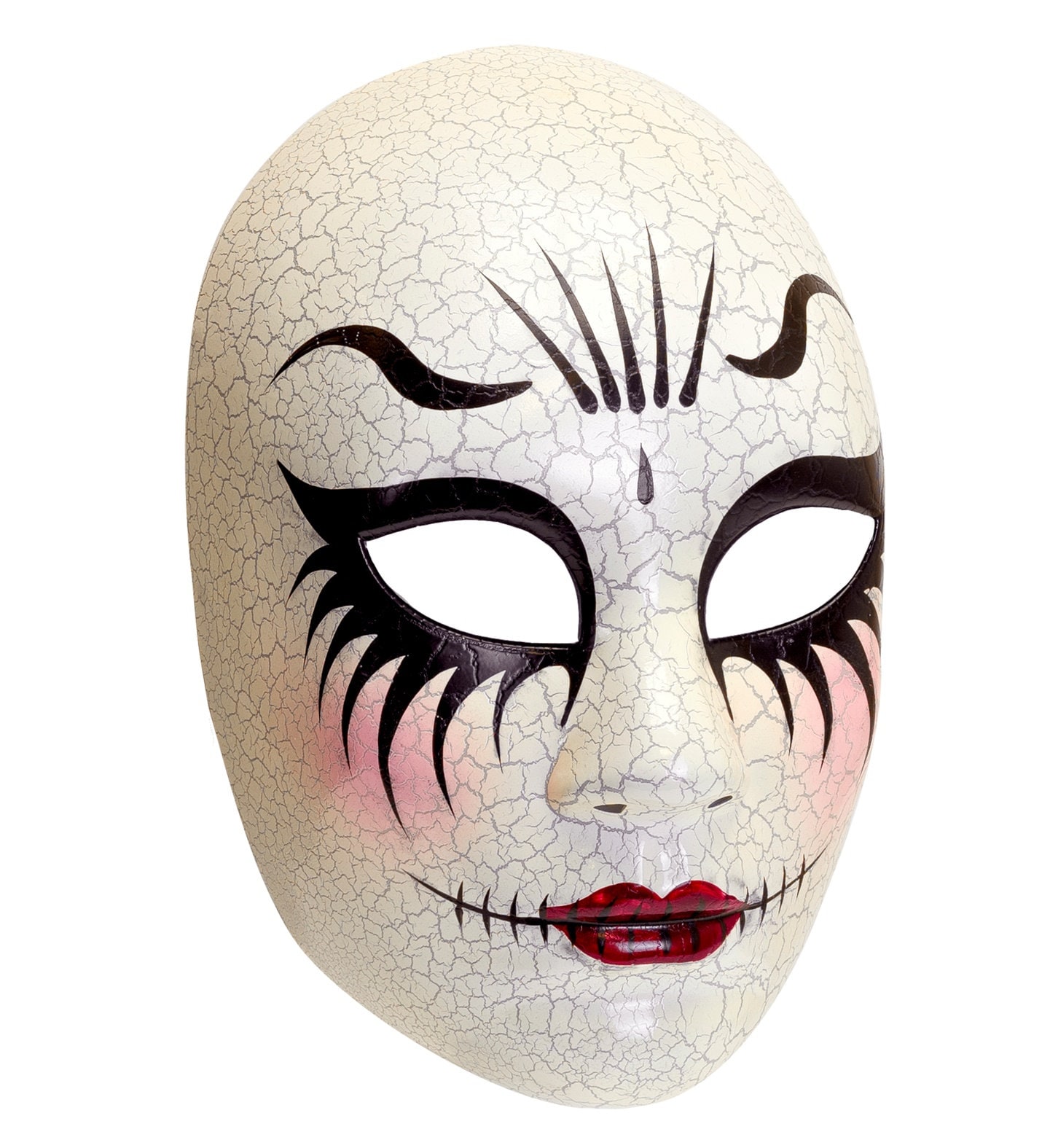 Commedia Dell'arte Gebarsten Dame Masker