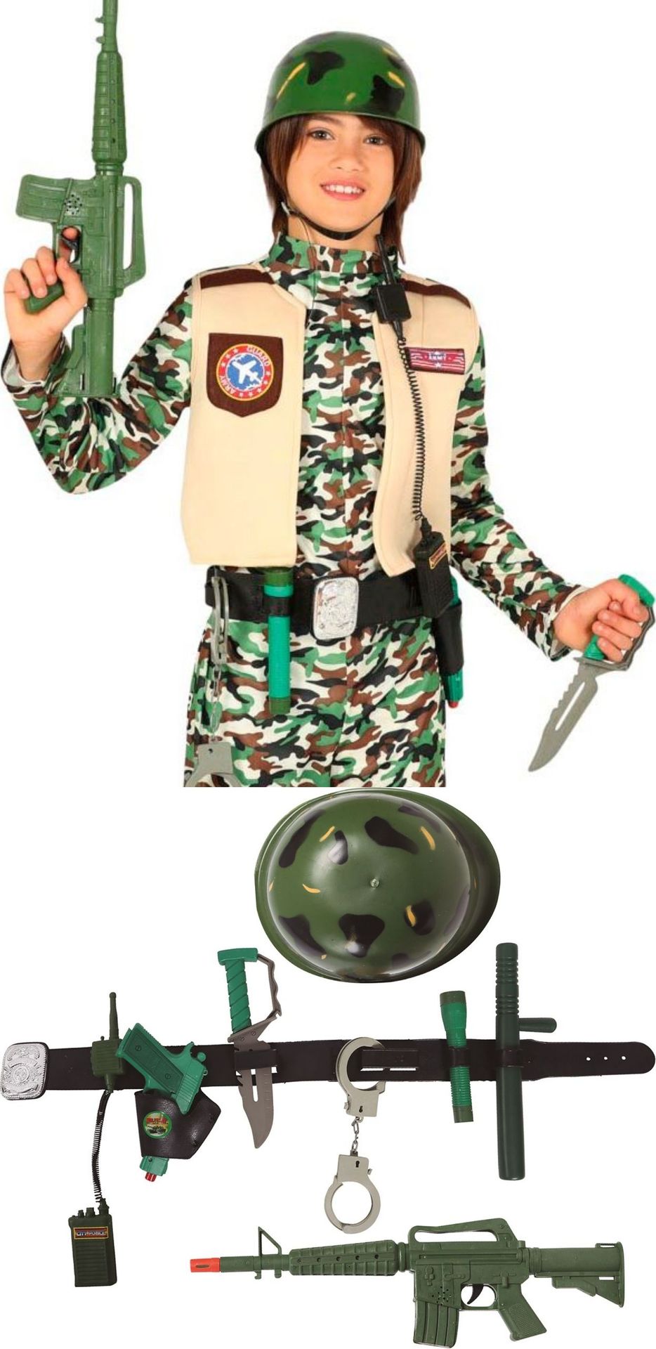 Complete Soldaat Accessoire set Kind