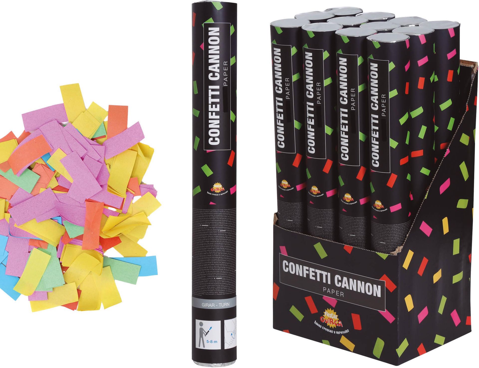 Confetti Kanon Meerkleurig 40cm