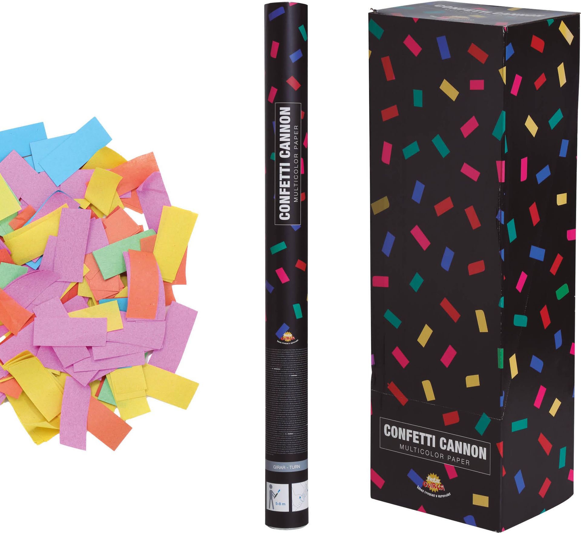 Confetti Kanon Meerkleurig 60cm