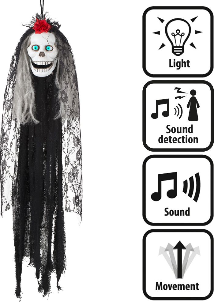 Crazy Catrina Skelet Bruid Decoratie