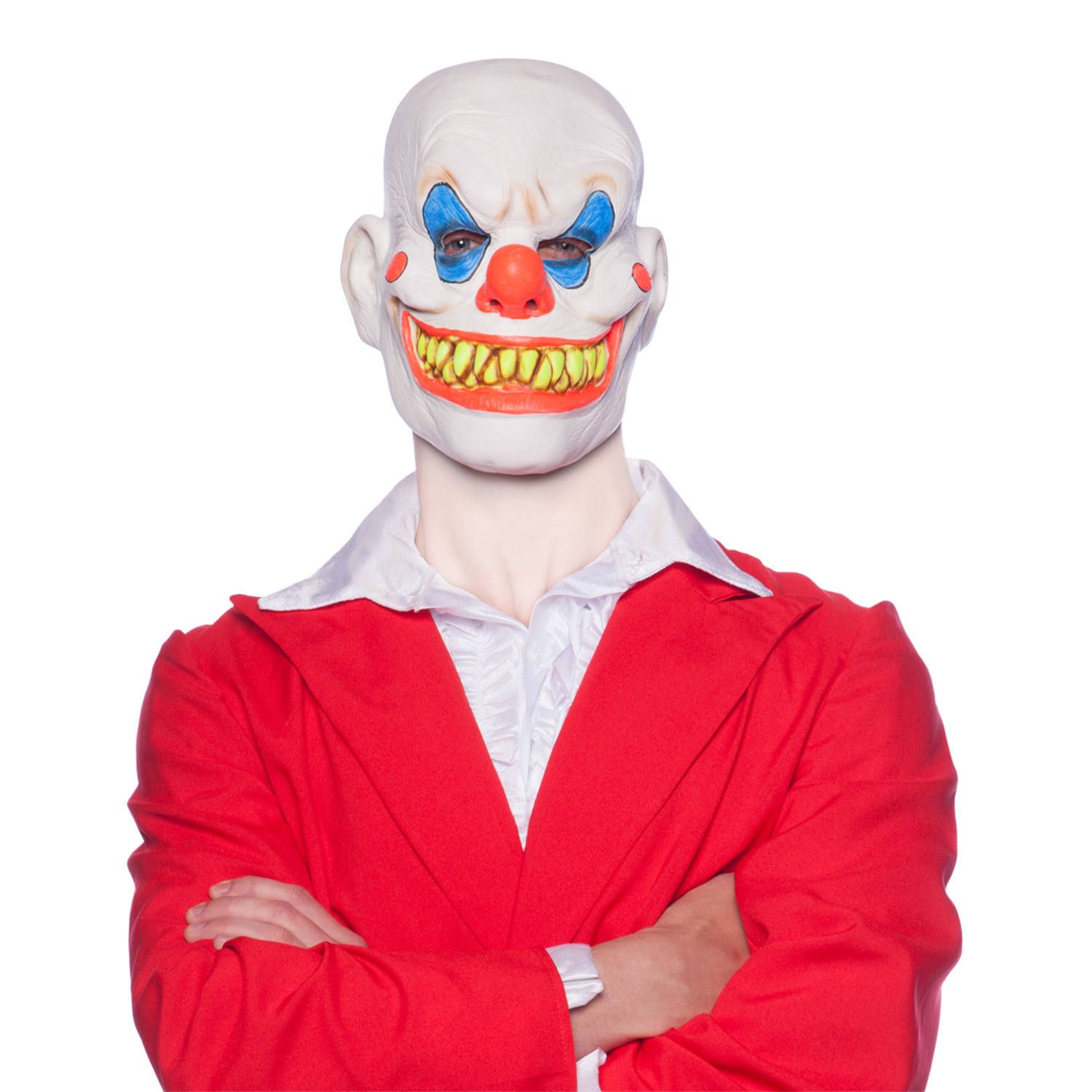 Creepy clown horror masker latex