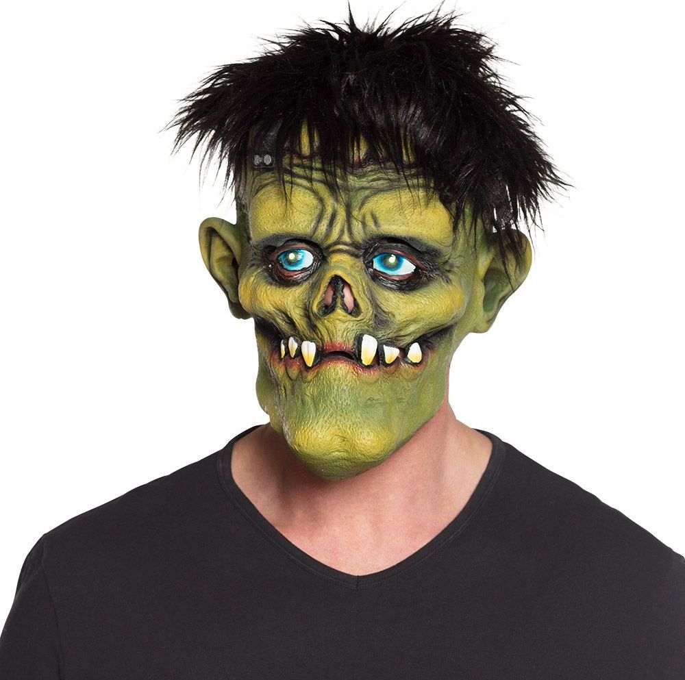 Creepy Frankenstein Masker met Haar