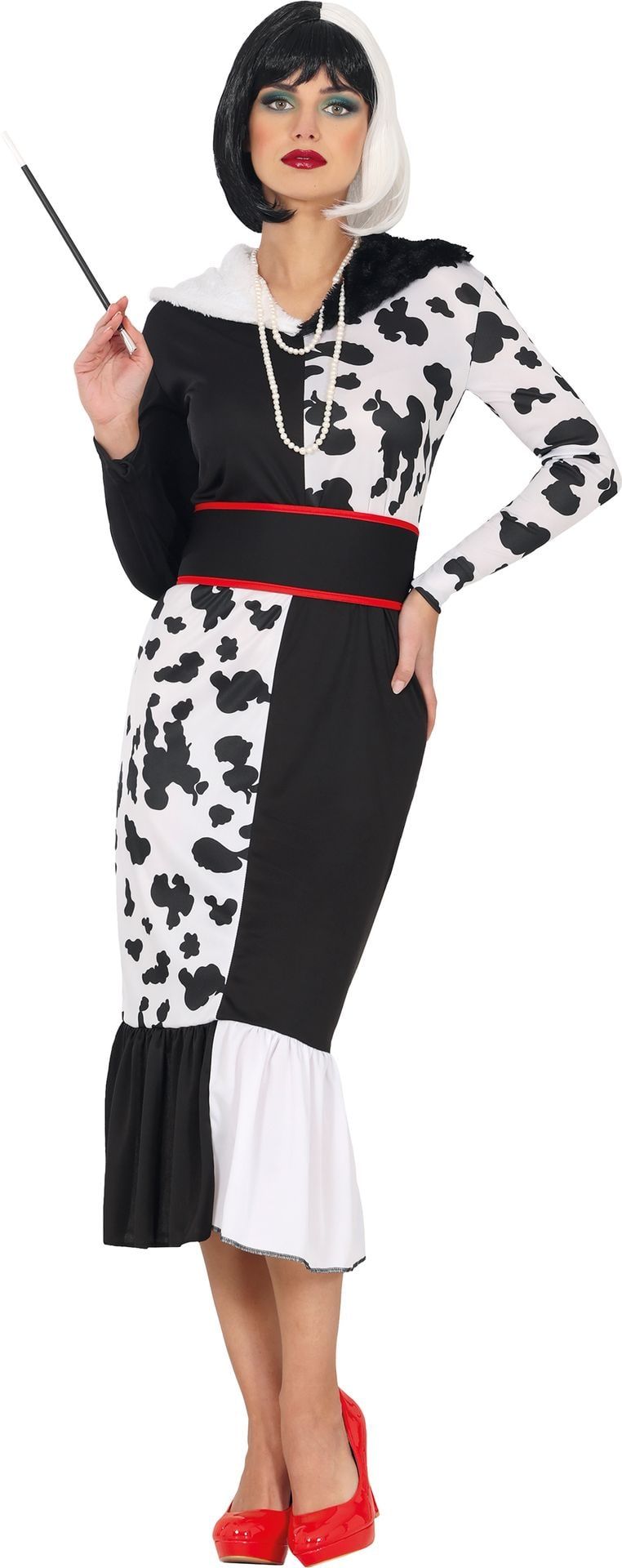 Cruella De Vil 101 Dalmatiërs Jurk Dames