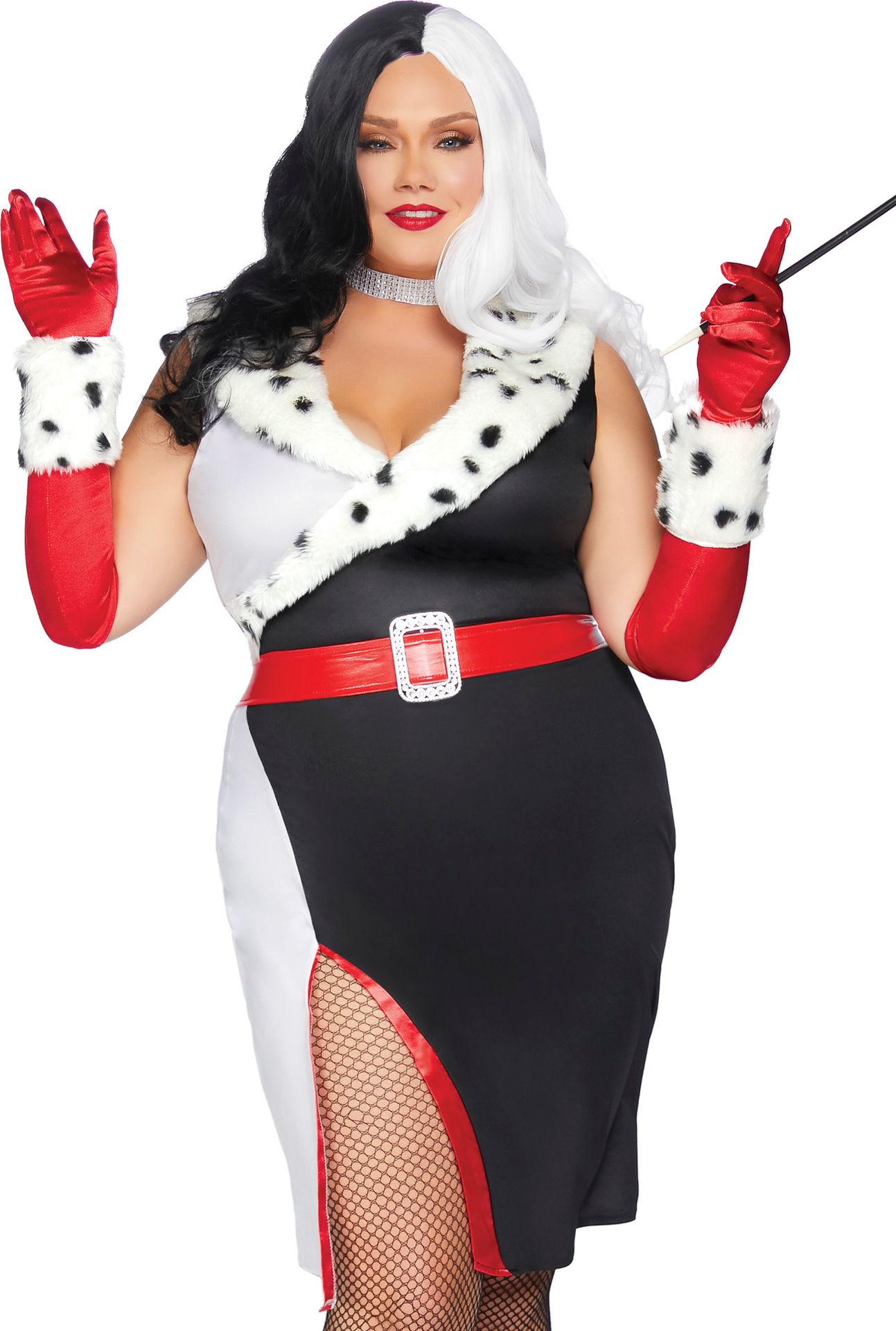Cruella De Vil Jurk Plussize