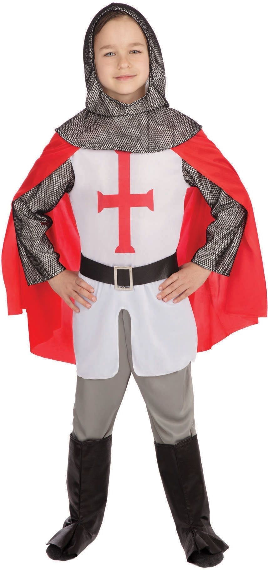 Crusader Boy Ridder Kostuum Jongens