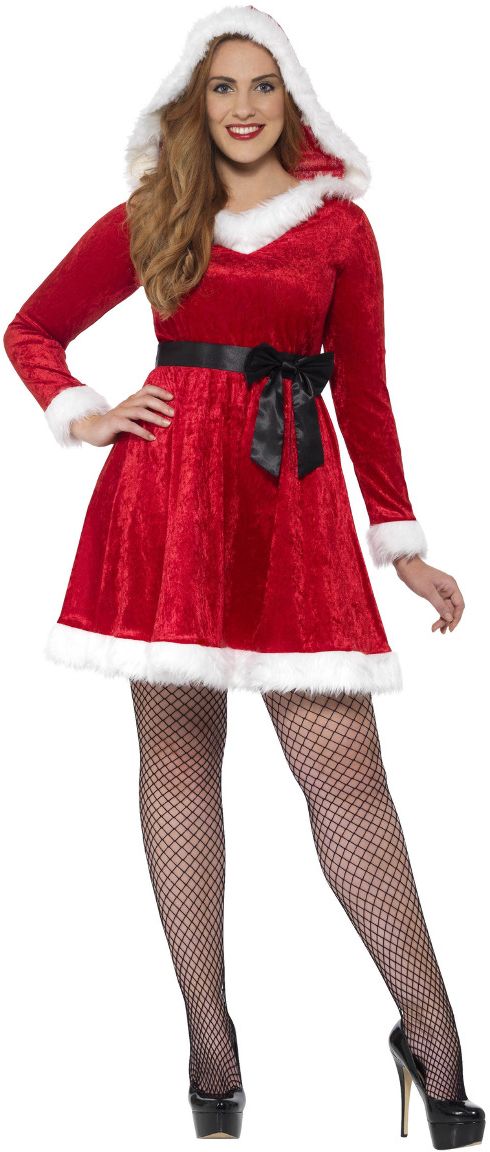 Curvy kerstvrouw jurkje