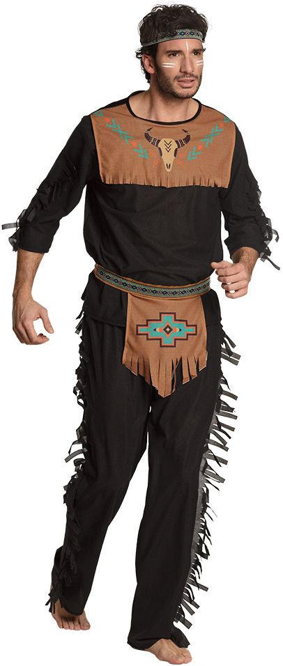 Dakota indianen kostuum man