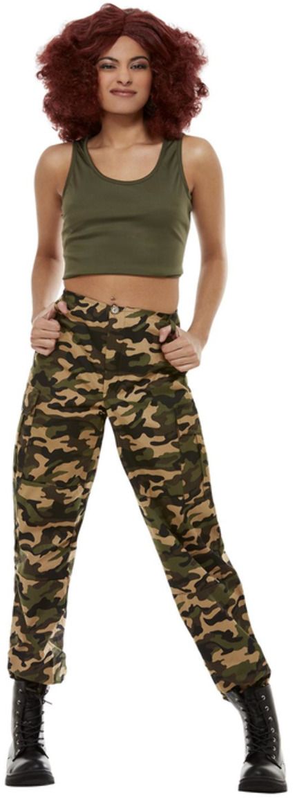 Dames Camouflage Strijder Kostuum