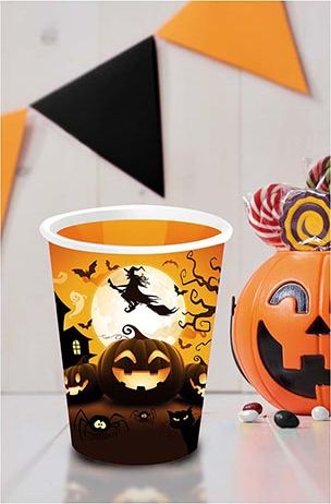 Dark Pumpkin Partybekers 355ml