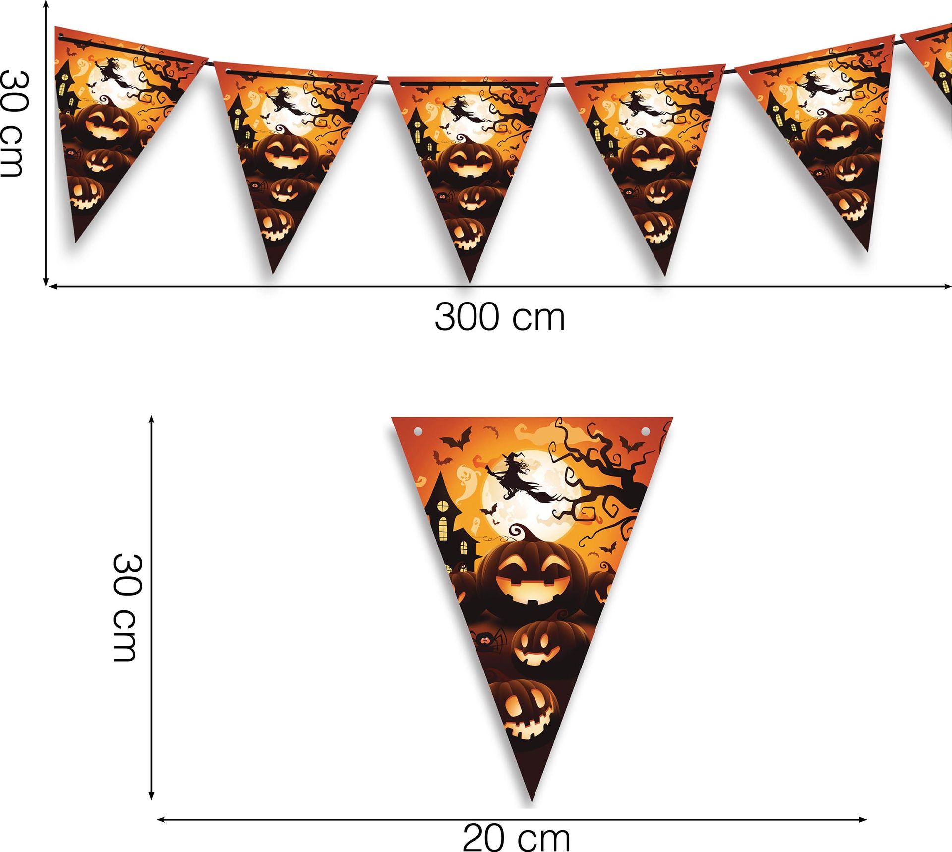 Dark Pumpkin Vlaggenlijn
