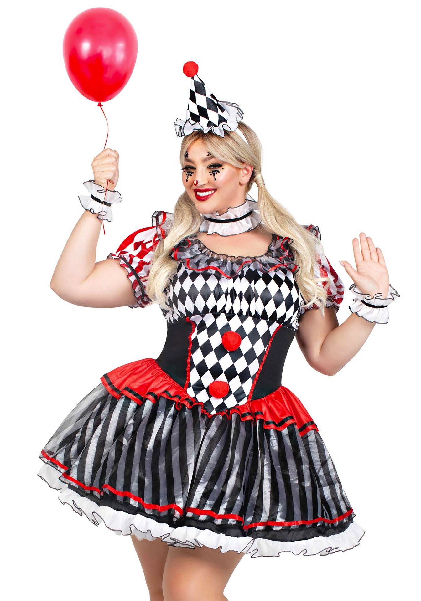 Darling Harlequin Pakje Plus Size Dames