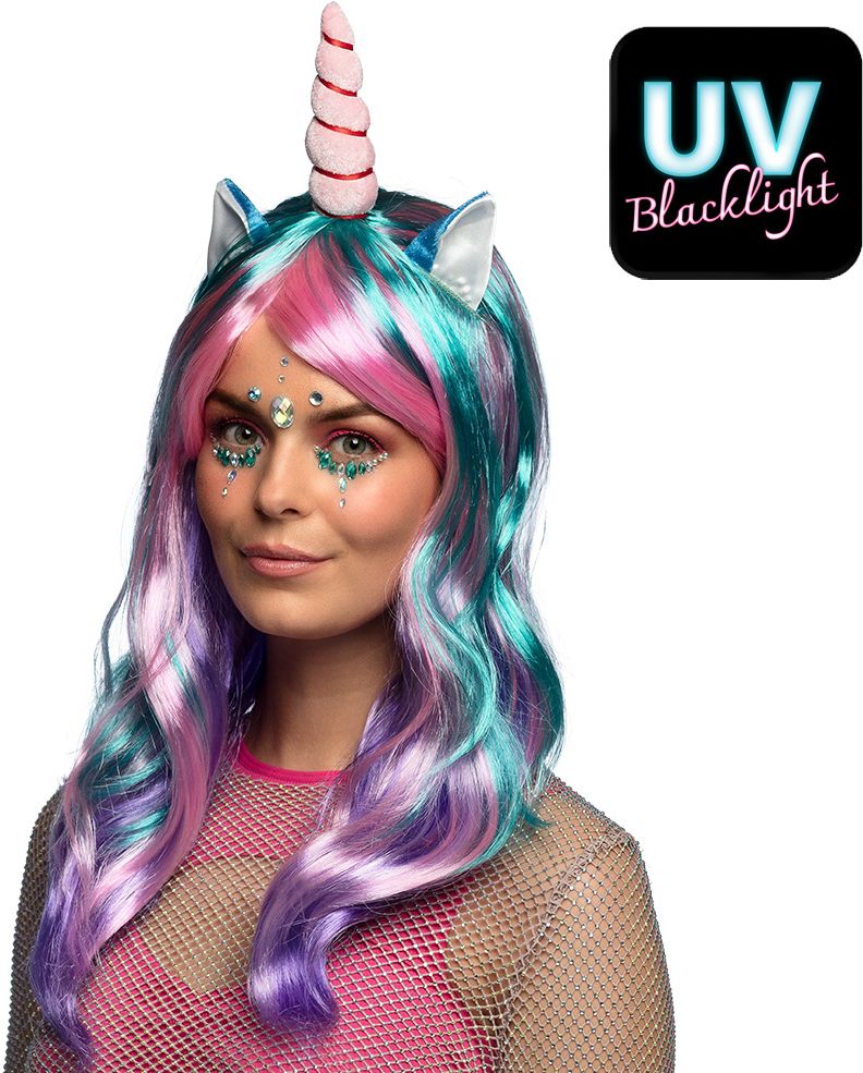 Daydream Eenhoorn Pruik