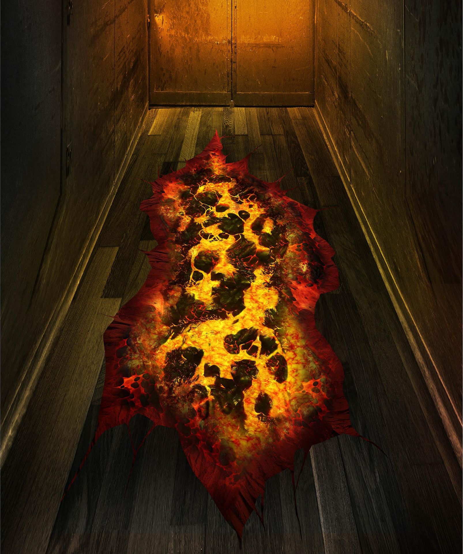 De Vloer Is Lava Vloersticker