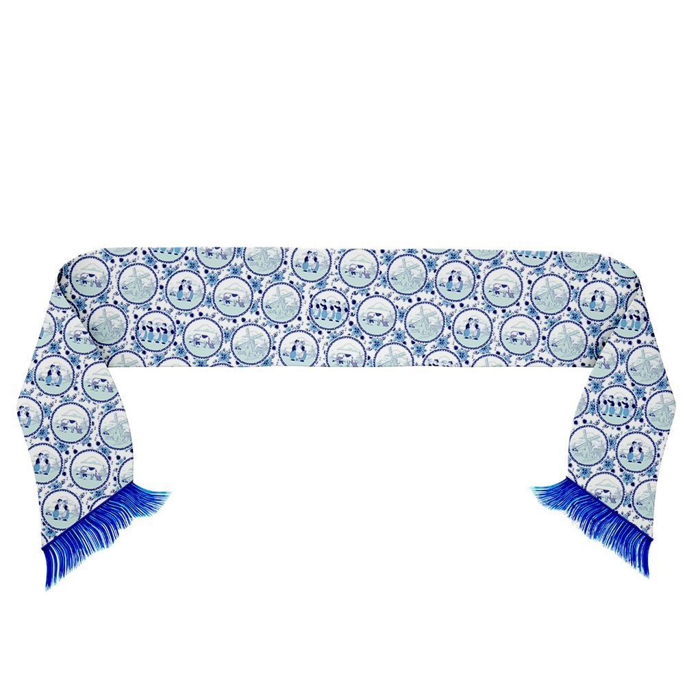 Delfts blauwe Nederland sjaal