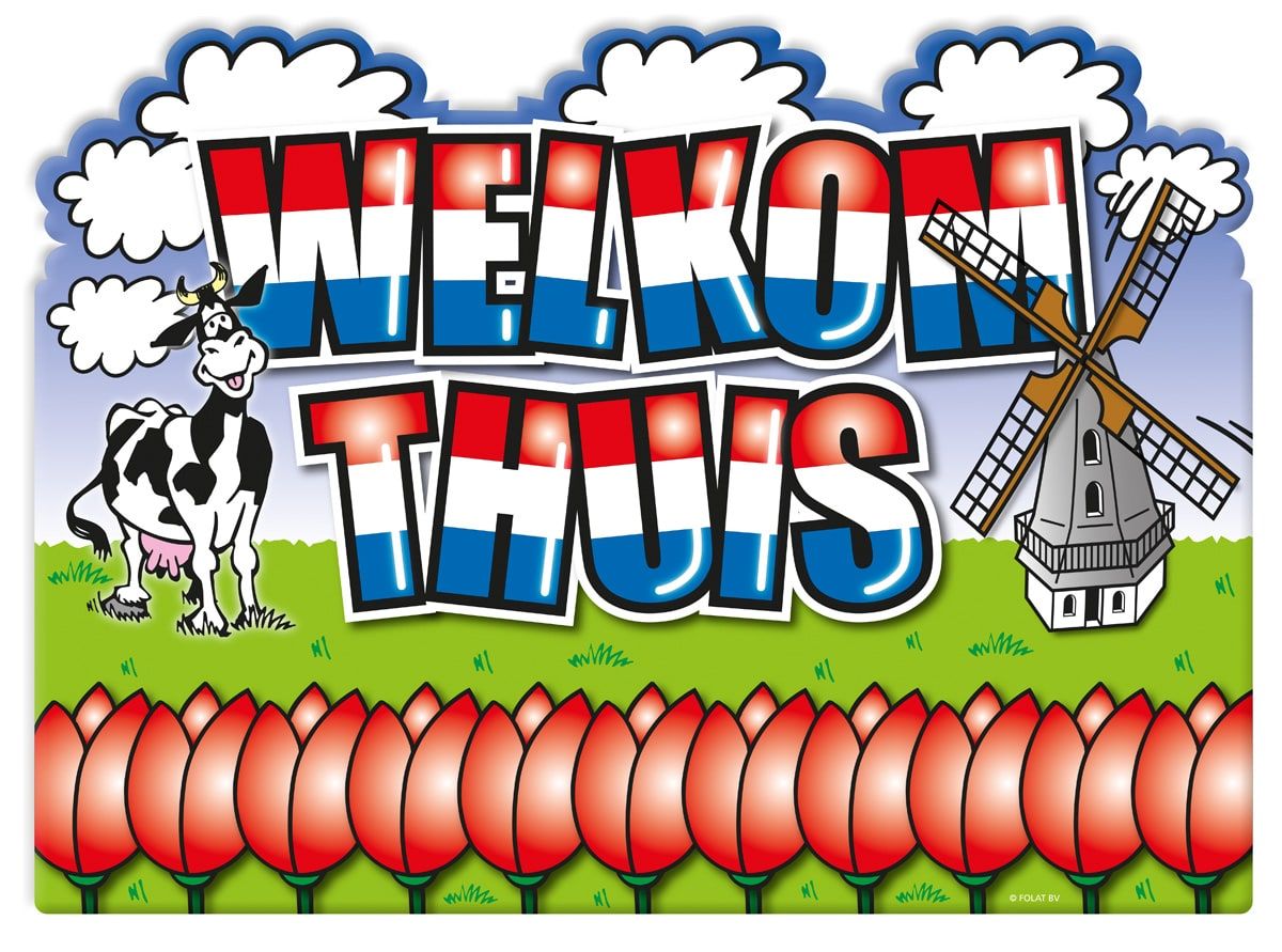 Deurbord Welkom Thuis Holland