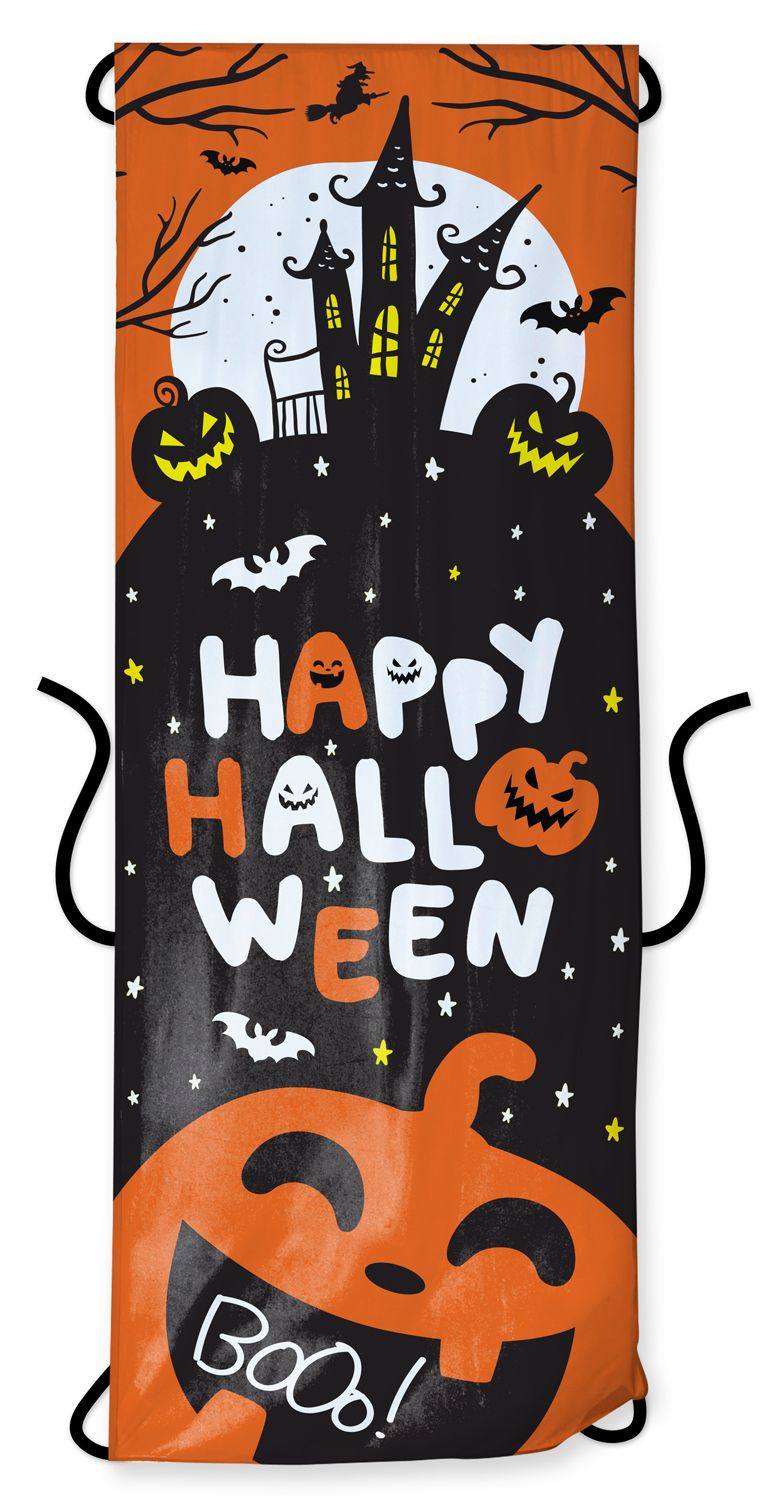 Deurgordijn 'Happy Halloween' - 215x80cm
