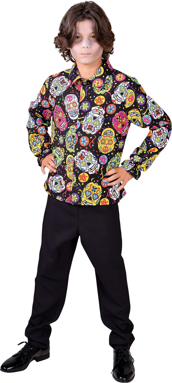 Día De Los Muertos Hemd Blouse Jongens