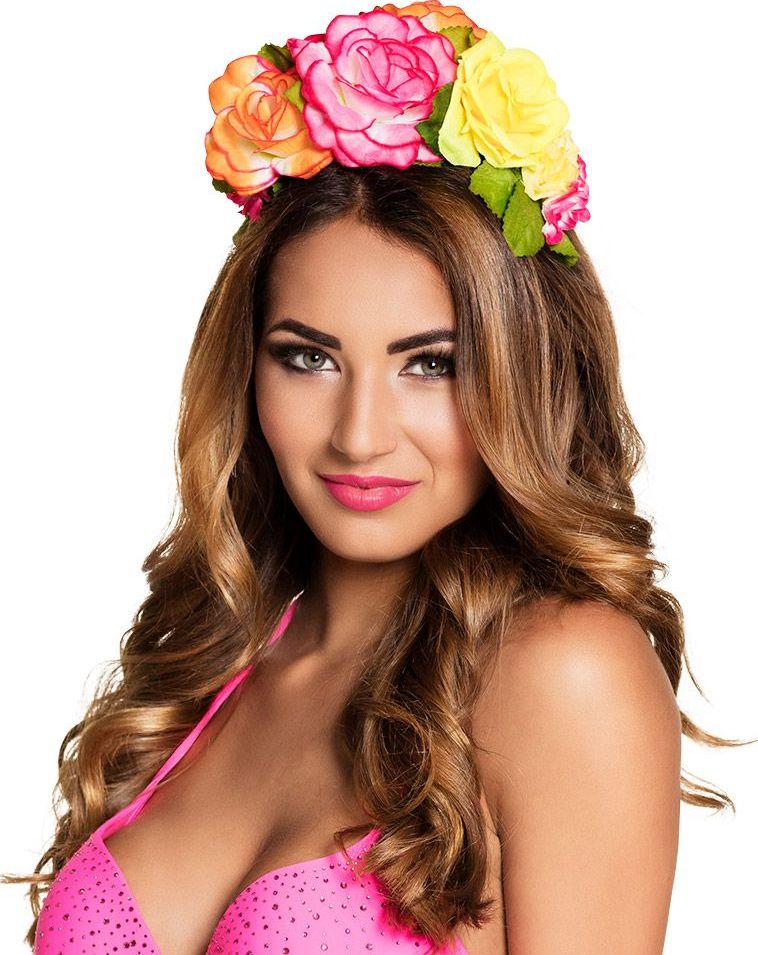 Dia De Los Muertos Kleurrijke Rozen Tiara