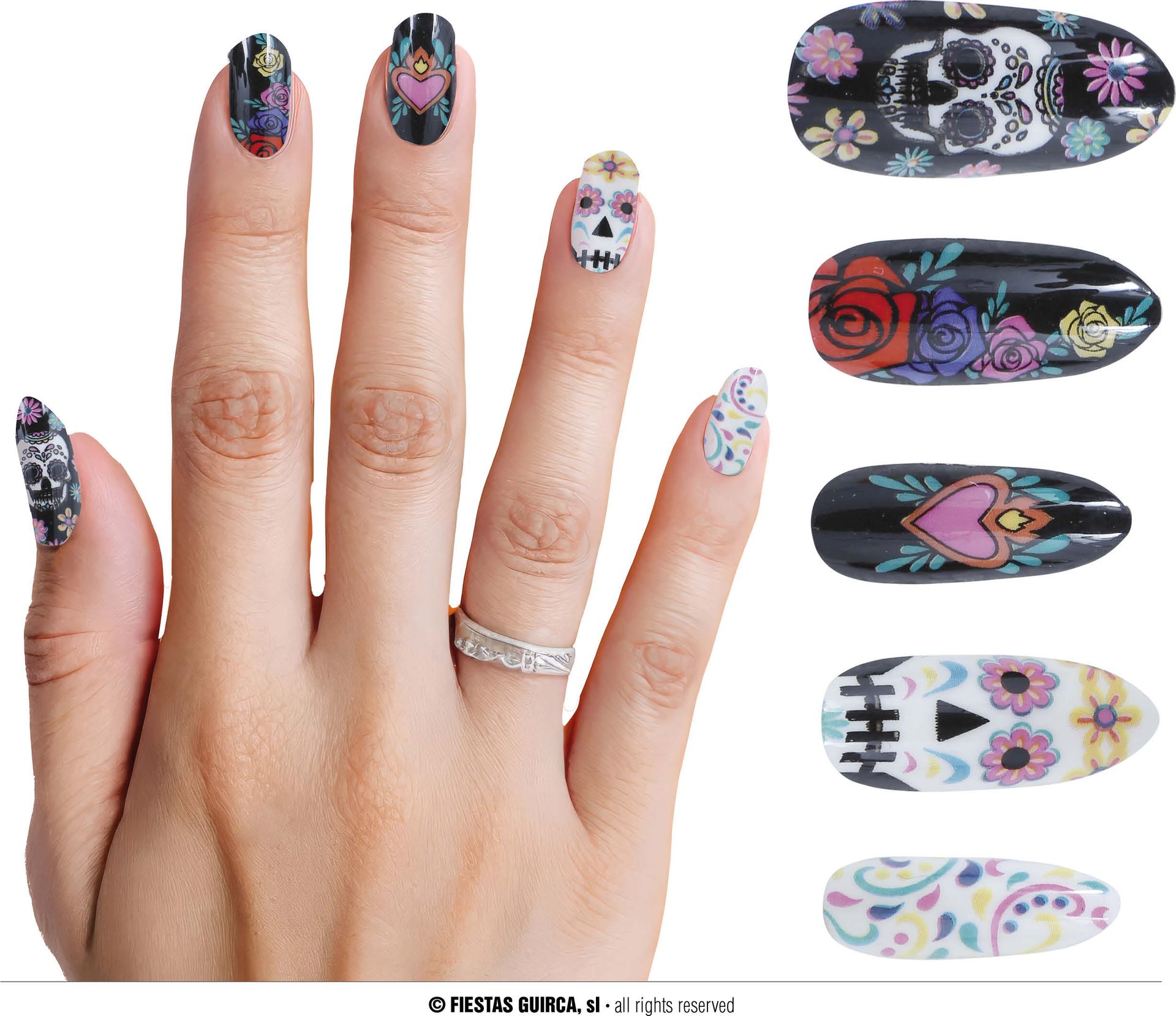 Dia De Los Muertos Nagels