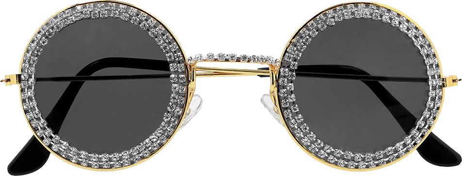 Diamond Hippie Partybril met Diamantjes