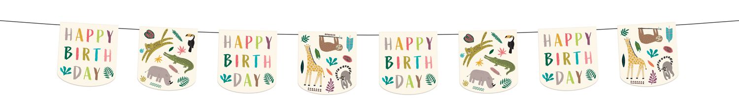 Dierentuin Kinderfeestje Vlaggenlijn 6 Meter