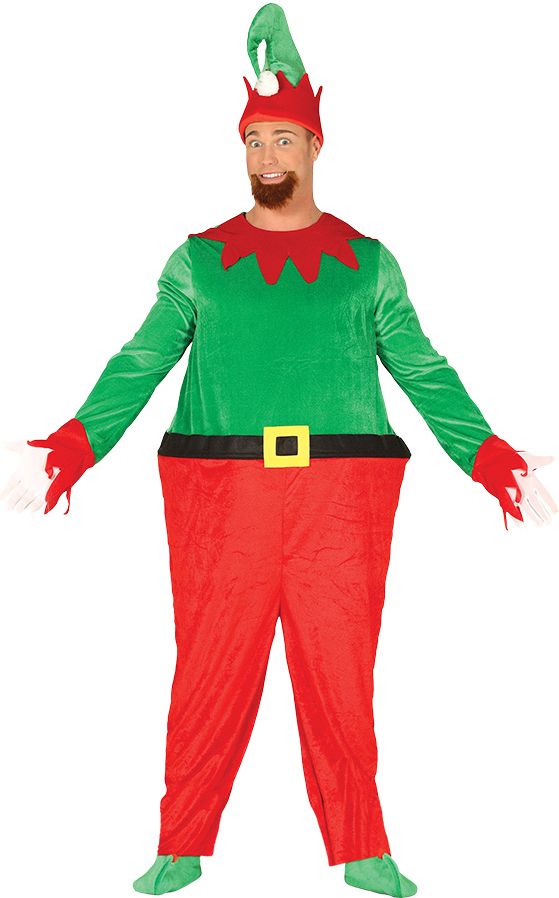 Dikke Kerstelf Kostuum