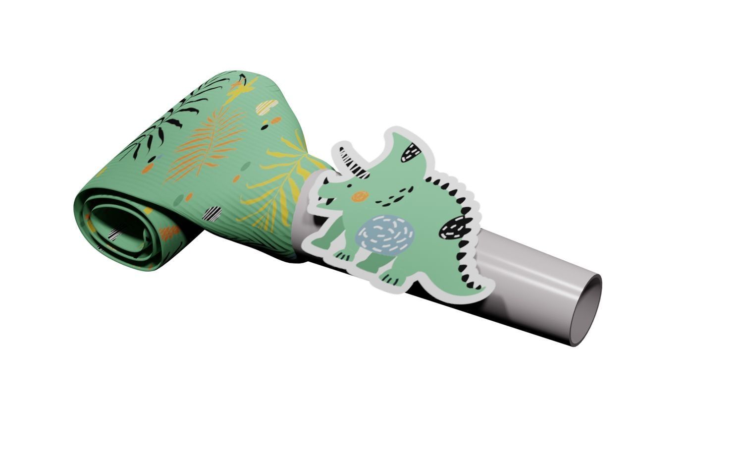 Dino Roars Kinderfeestje Roltoeters 6 Stuks