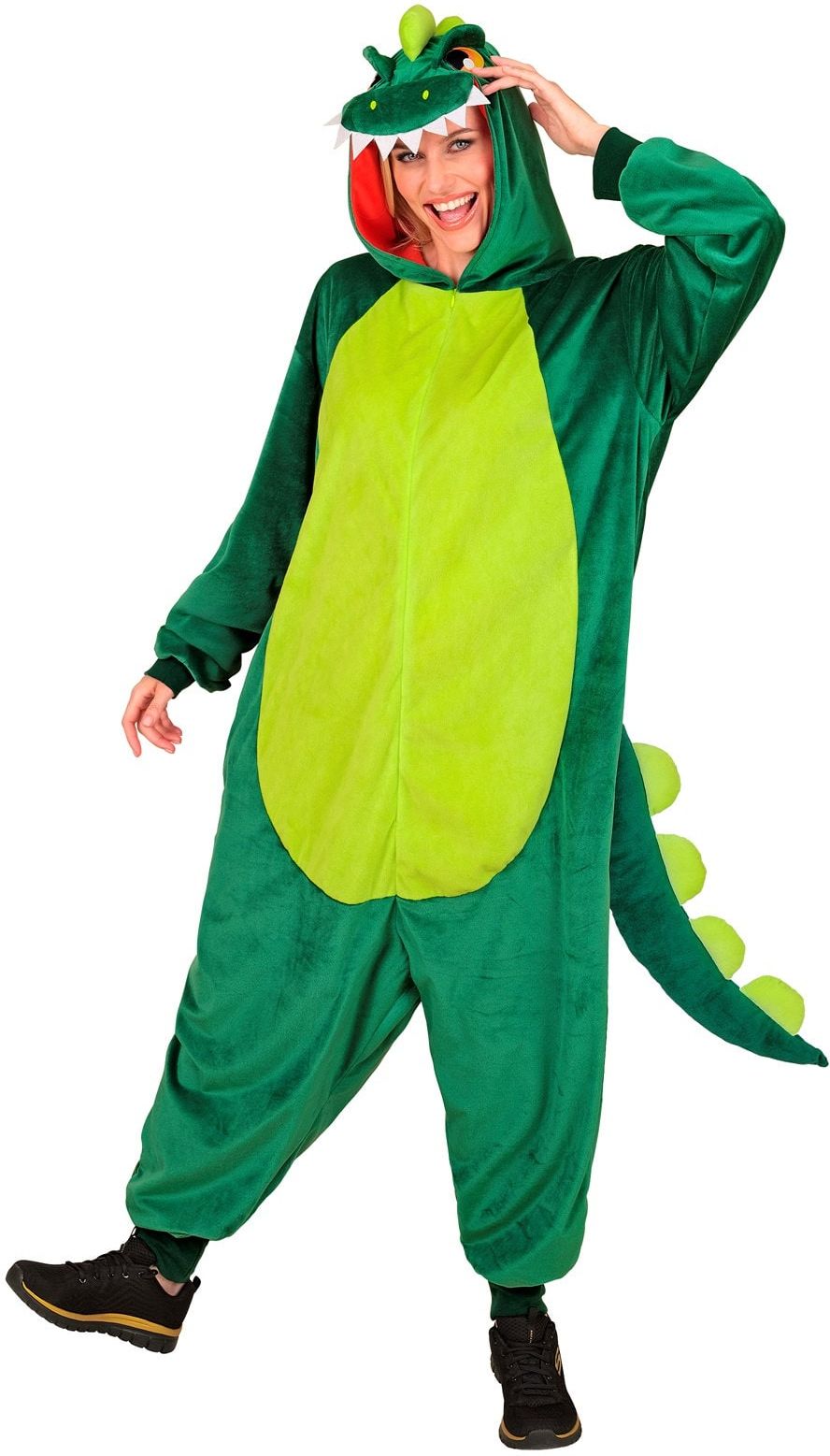 Dinosaurus Onesie Groen Dames Heren