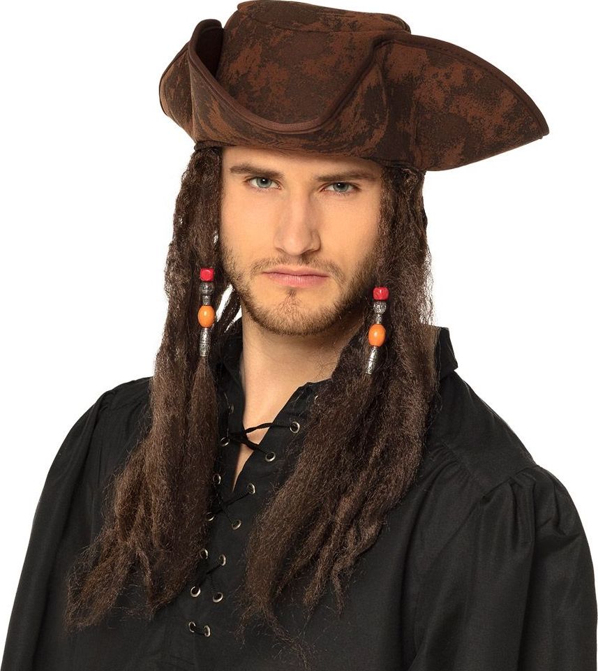 Dirty Joe Piratenhoed met Dreadlocks