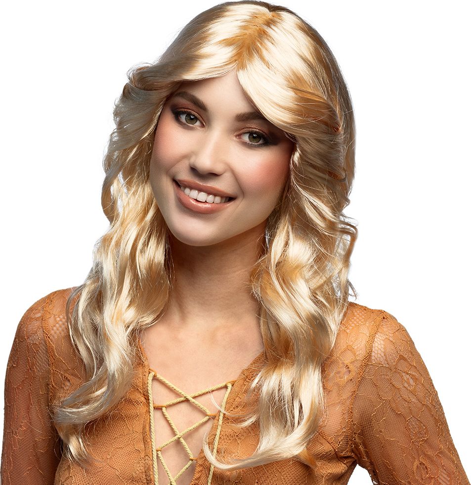 Disco Doll Blonde Pruik