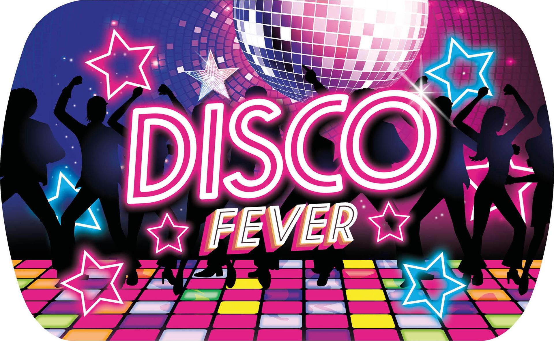 Disco Fever Thema Dienblad