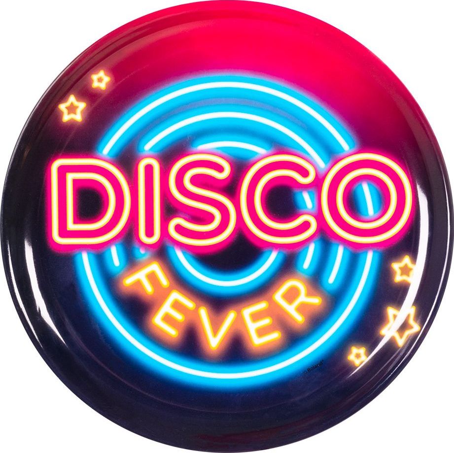Disco Fever Themafeest Dienblad
