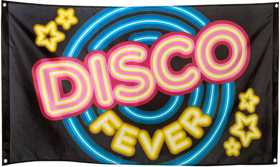 Disco fever themafeest vlag