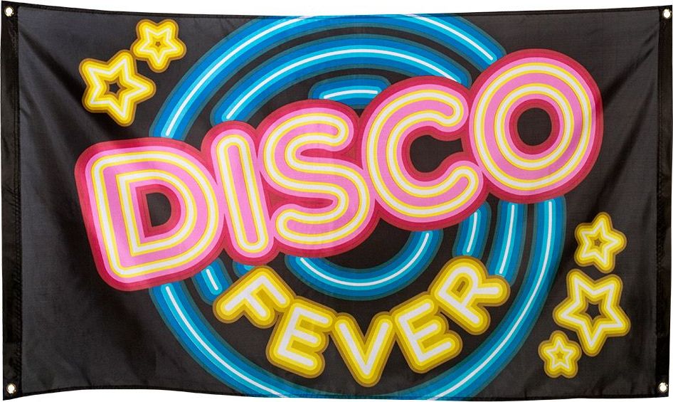 Disco Fever Themafeest Vlag