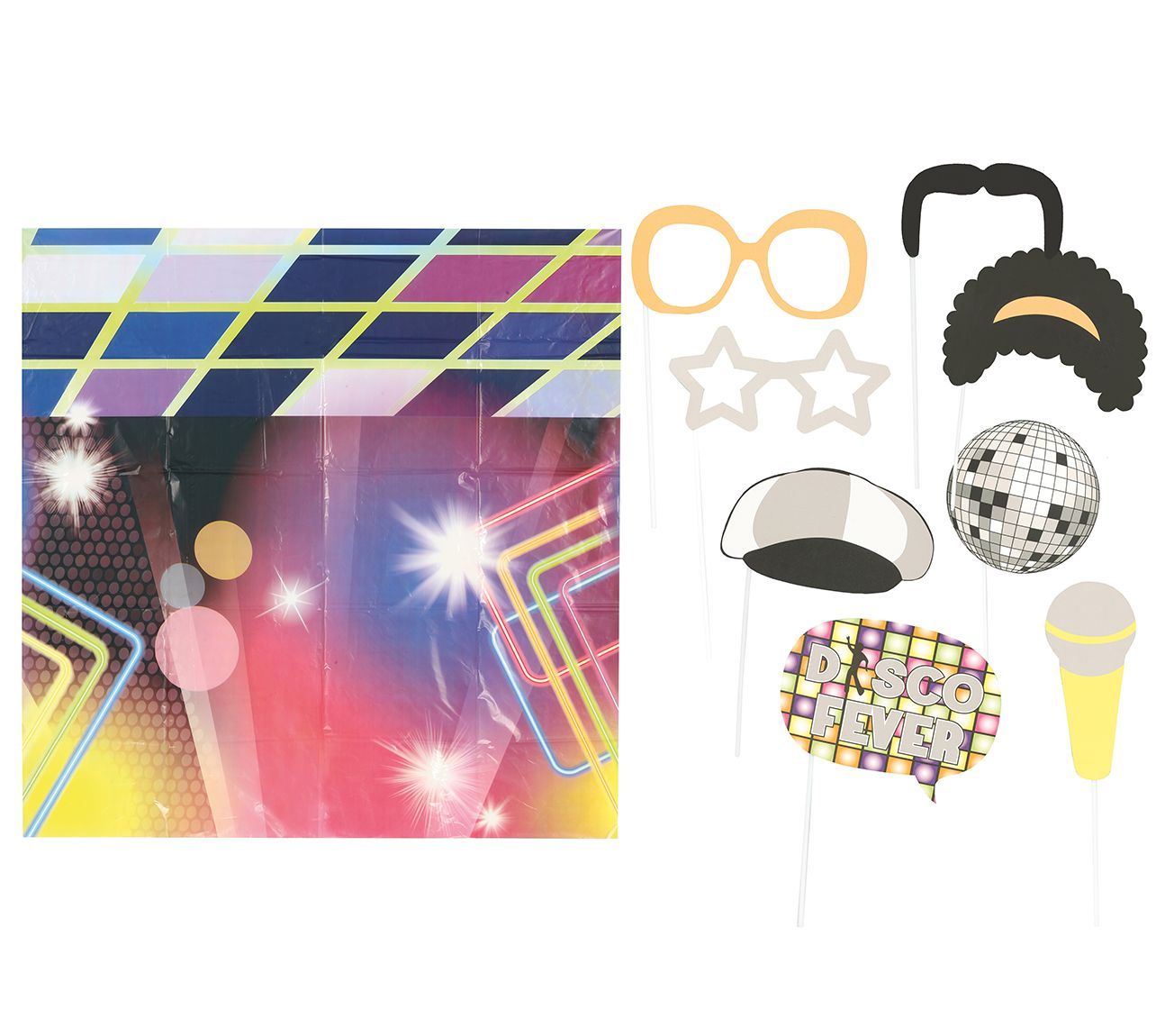 Disco Themafeest Foto Accessoires