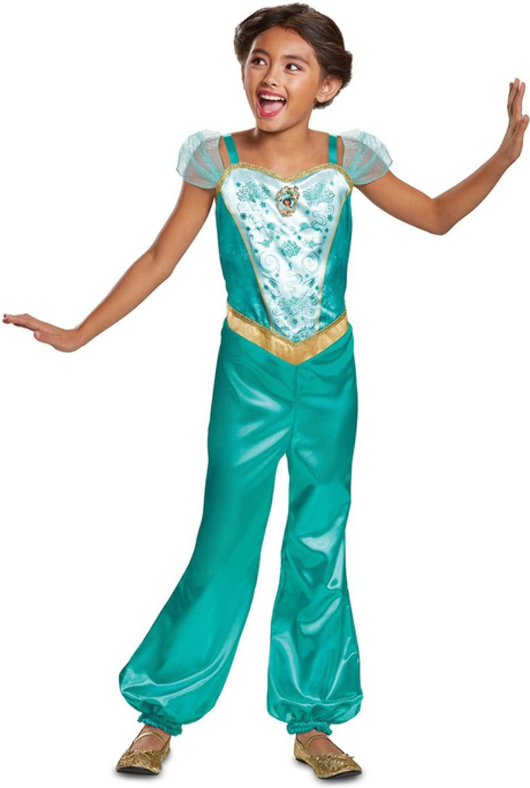 Disney Aladdin Jasmine Meisjes Kostuum Blauw