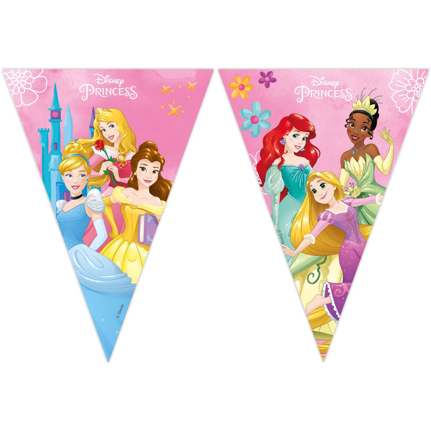 Disney prinsessen kinderfeestje vlaggenlijn