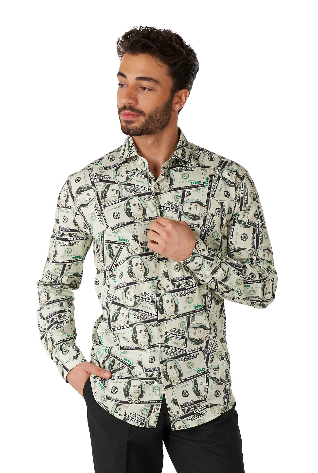 Dollarbriefjes Opposuits Blouse