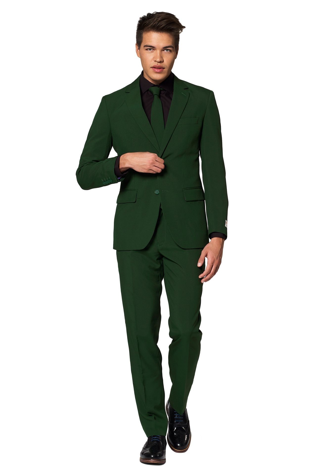 Donker groene Opposuits kostuum