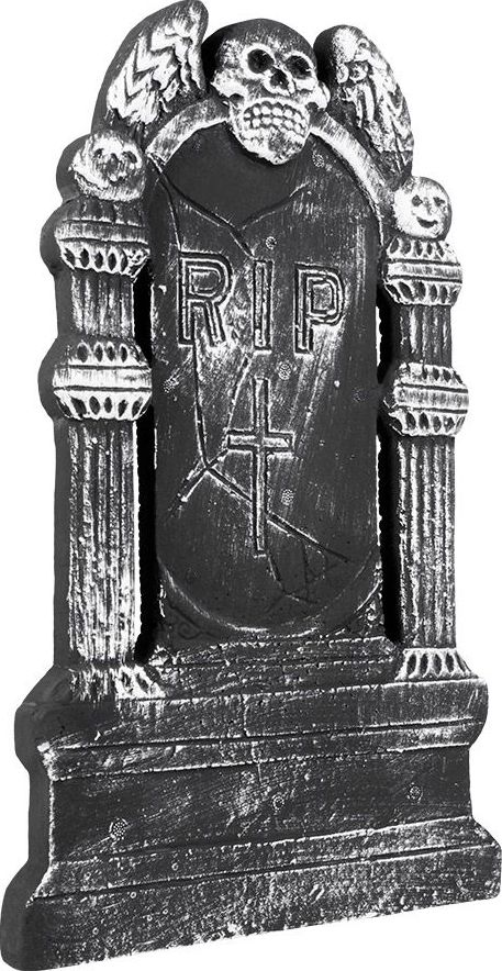 Donkere Grafsteen Vliegende Schedel